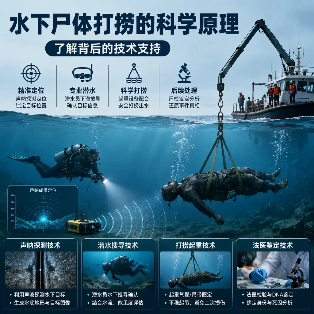 延边水下尸体打捞的科学原理,了解背后的技术支持